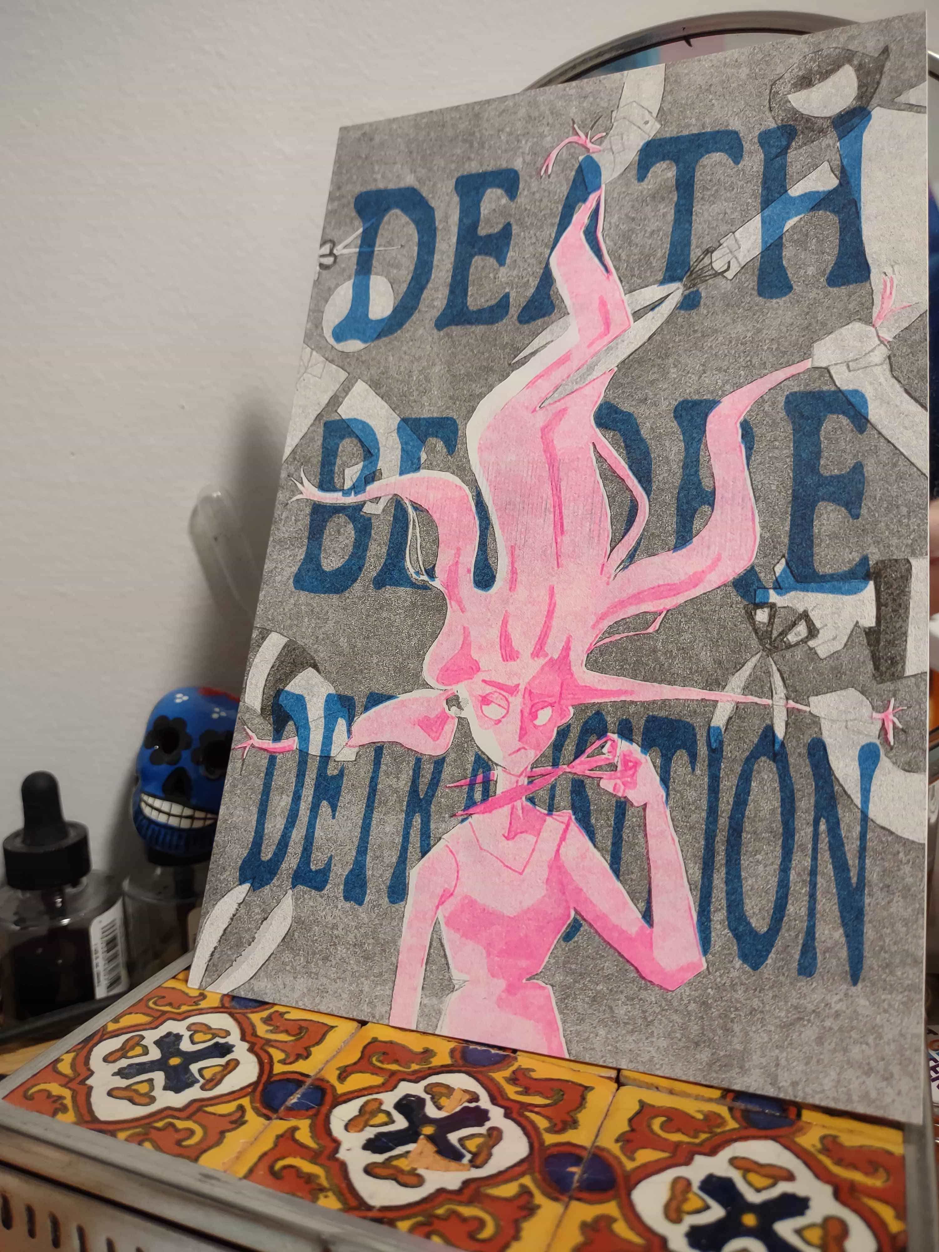 Physical Prints of Death Before Detransition.